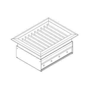 Abluft Diffusionsgitter 200 x 150 mm