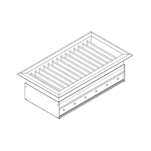 Abluft Diffusionsgitter 300 x 150 mm