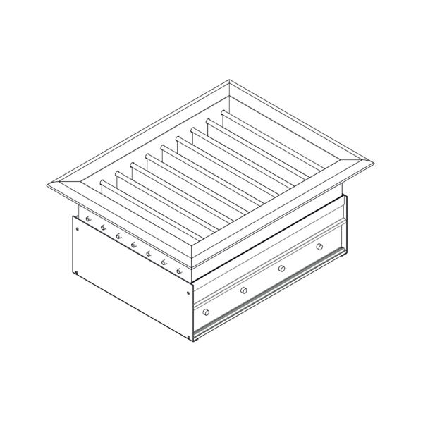 Zuluft Diffusionsgitter 200 x 150 mm