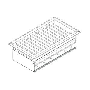 Zuluft Diffusionsgitter 300 x 150 mm